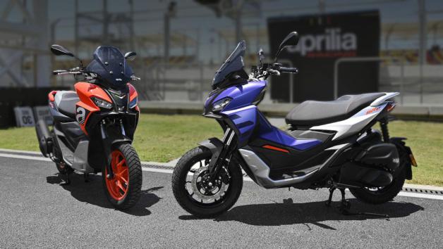 Το νέο Aprilia SR GT με κινητήρες 125 και 200 κυβικών, έρχεται με μεγάλες διαδρομές αναρτήσεων, ελαστικά διπλής χρήσης και σκληροτράχηλη σχεδίαση και πετυχαίνει τον ιδανικό συνδυασμό καθημερινής μετακ